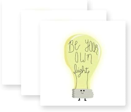 Be Your Own Light Vinyl Stickers 3 Pack 3 Inch image 5