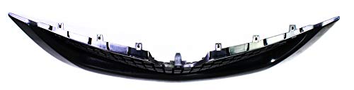 Evan-Fischer Grille Assembly Compatible With 2009-2012 Toyota Yaris Textured Black Shell And Insert Sedan #TOP3