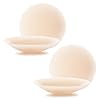 SKYASIA Nipple Covers for Women - Adhesive Silicone Breast Petals Reusable Pasties Sticky bra for All Dresses (2 Pairs) Beige