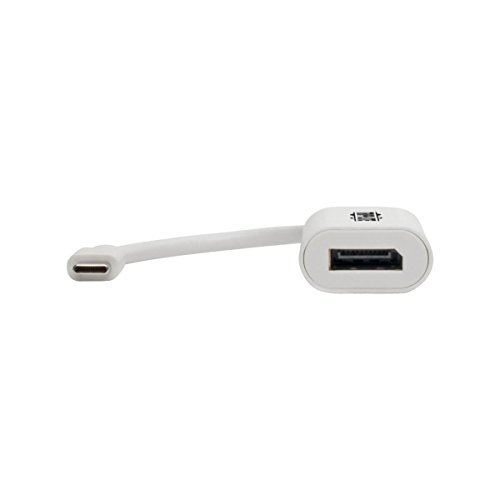 Adaptateur USB-C vers DisplayPort 4K compatible Thunderbolt 3 câble blanc - 3