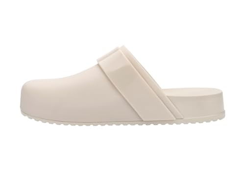 Melissa Cozy Clog Sandals for Women, Beige, 7
