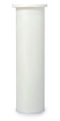 Sink Tailpiece 1-1-4 In. x 4 In., White Plastic Drain Pipe Fitting