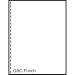 Alliance Laser Cut Sheet Paper 8.5" x 11" GBC Punched 19 hole 2500 Sheets per Carton