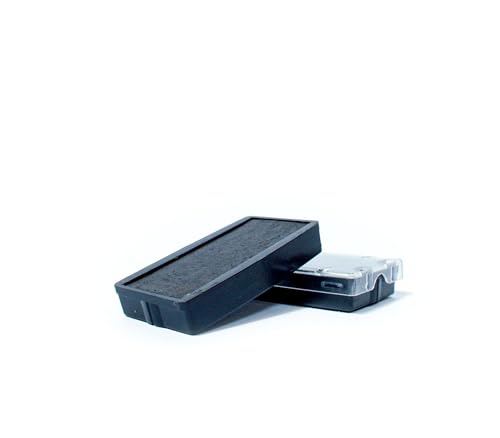 Mine Stamp Recambio de Tinta para Marcador de Ropa y Libros Compact | Tinta para Sello | Cartuchos de Tinta Textil Permanente | Resistente a Lavados | Negro