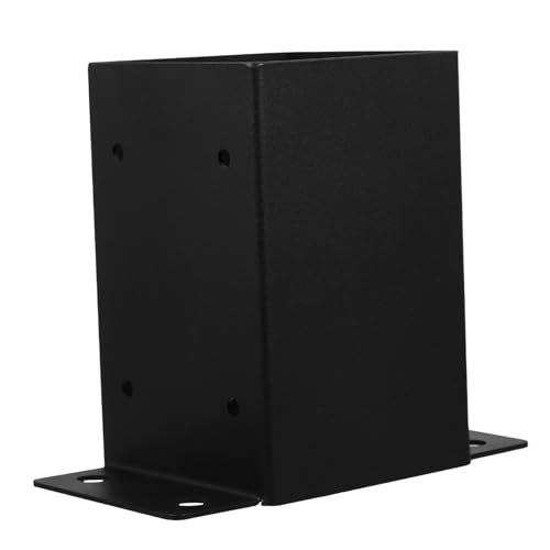 Yardenfun Supporto Metallo Pesante Per Montanti Recinzione Staffe Base Per Pergola e Terrazza Ancoraggi Resistenti Per Giardino Esterno Facile Installazione e Riutilizzabile