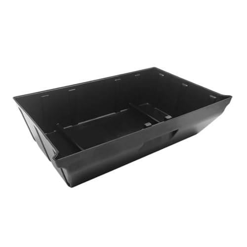 Boîte rangement sous siège voiture en ABS noir haute densité style épuré