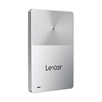 Lexar TouchLock Tragbare SSD 512GB mit One-Touch-NFC-Verschlüsselung Authentifizierung, Externe Solid-State-Laufwerke USB 3.2 Gen2, Magnetische Telefon-SSD-Unterstützung für iPhone 17/16, Tablet, PC – Ansicht 1