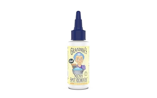 Grandma's Secret Spot Remover Gel - On-the-Go Travel Size Fabric Stain Remover for Clothes - Chlorine, Bleach and Toxin-Free - Removes Oil, Paint, Blood and Pet Stains - 2 Ounce