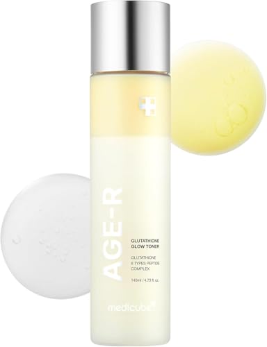Image of Medicube Age-R Glutathione Glow Milky Toner, Double Layer Korean Skincare, Peptide Formula for Radiant Skin