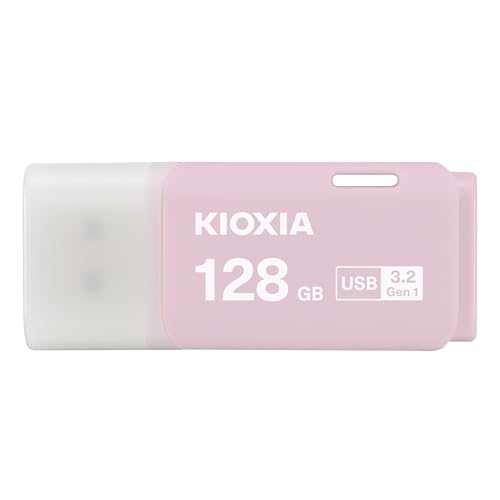 Image of KIOXIA Former Toshiba Memory U301 128GB USB 3.2 Gen 1 Flash Drive - High-Speed, Compact, with 5 Years Warranty (Pink) Made in Japan
