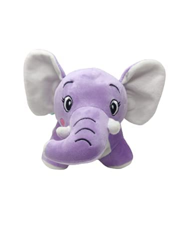 FUN ZOO Super Soft 25cm Height Stuffed Cute Magical elle - Polyfill Washable Cuddly Soft Plush Toy - Helps to Learn Role Play - 100% Safe for Kids (Purple)