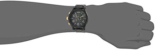 Nixon 51-30 Chrono Matte Black/Gold Men’s Underwater Stainless Steel Watch (51Mm. Black & Gold Face/Matte Black Stainless Steel Band) #TOP1