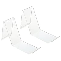 PartyKindom 2pcs Acrylic Shoe Display Stand Sandal Rack for Retail Shops Shopping Centers Showcase Footwear for Sneakers High Heels Enhances Customer Experience
