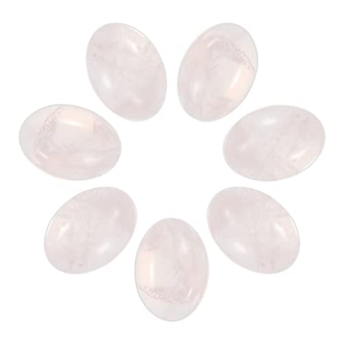 MECCANIXITY �t���b�g�I�[�o���X�g�[�� �I�[�o�����m�E�r�[�Y 14mm x 10mm �t���b�g�o�b�N�N���X�^���X�g�[���r�[�Y �W���G���[���C�L���O DIY �t�H�g�t���[�� �z�[���f�R���[�V���� (7�Z�b�g�A�s���N)