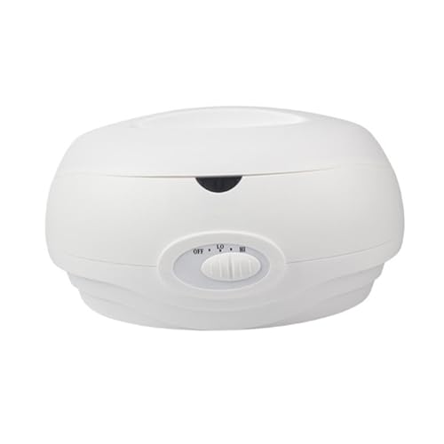 Generic Máquina de Parafina Profesional Calentador Rápido con Tapa de Base Estable Adecuado para Tratamientos de Belleza Y Relajación, Blanco