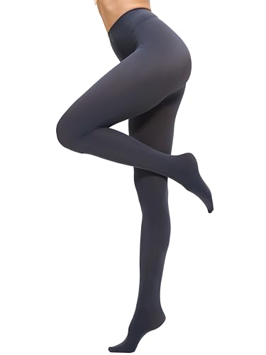 Image of CozyWow Women's 80D Soft Opaque Tights, High Waist Solid Color Womens Tights with 30+ Colors
