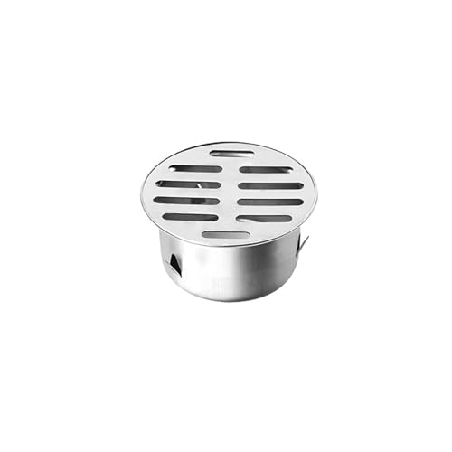 Removable Floor Drain Cover,Stainless Steel Round Flat Drain