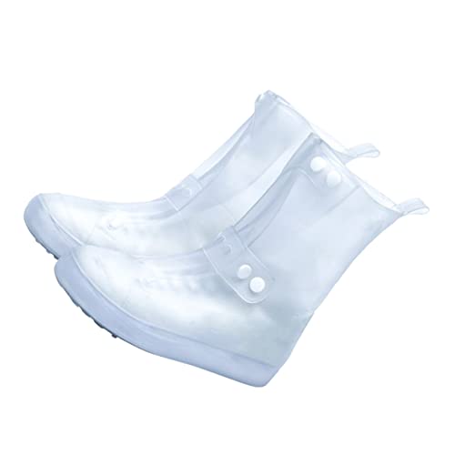 Couvre-bottes imperméables étanches avec semelle antidérapante en PVC