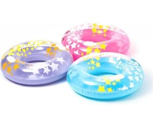 Image of Inflatable Swimming Rings Floater for Summer Fun | Water Safety Round Swim Tube for Kids 9+ & Adult|Anti-flip Pool Float for Party, Lake, Beach| Lightweight Floating Lounge- Pack of 1