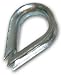 Produktbild Thimble Rope Verzinkte Aussparung 12 mm Außenabmessungen 61x45 mm 10 Stk