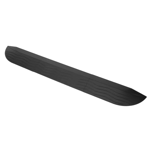 UKCOCO Rampe de Seuil Adhésive pour Aspirateur Robot, Tapis D’accès Intérieur Noir 58 X 7 Cm, Rampe Modulable pour Franchissement de Seuils et Passages de Portes, Améliore Mobilité Robot