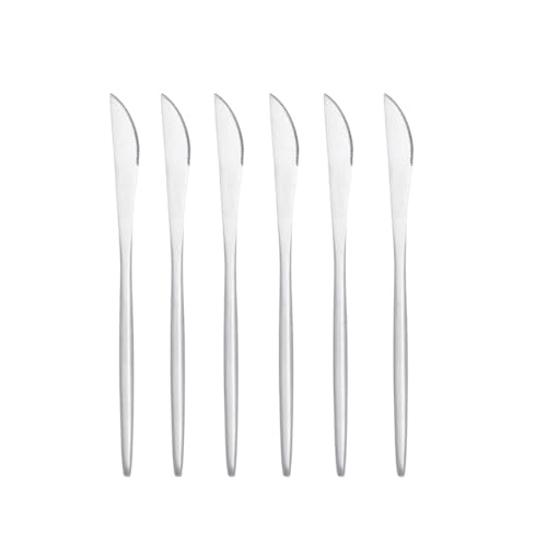 Bidasoa Fosil Set 6 Cuchillos Mesa Acero Inox 23x1,2x1,1cm Acero Inox No Apto Microondas Ecológico