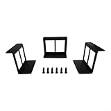 Matériau durable : fabriqué en aluminium robuste, ce support pour ordinateur portable sous le bureau offre une résistance exceptionnelle aux dommages et à la rouille, stabilité pour vos appareils au fil du temps.