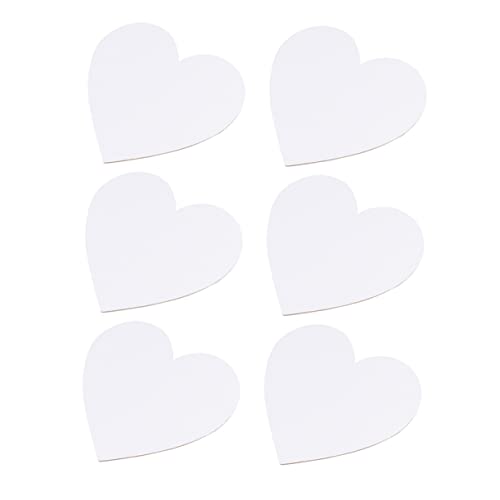 Paneles de arte para artistas Angoily en forma de corazón con base de algodón puro 2
