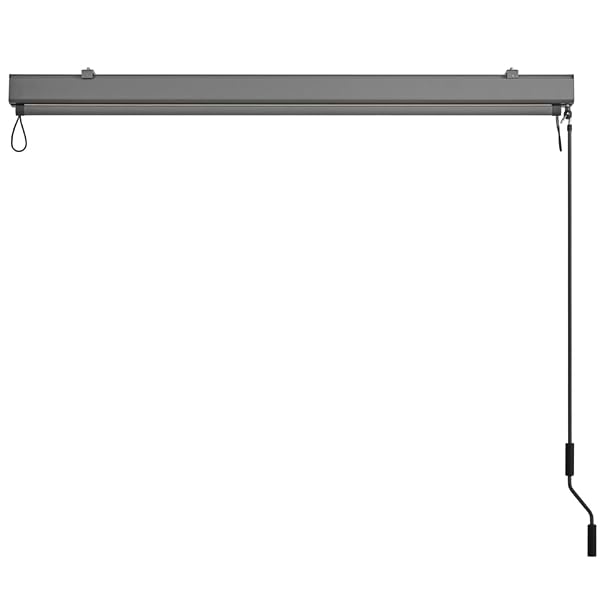 Yaheetech Tenda da Sole Verticale a Rullo Avvolgibile con Manovella Protezione Solare Impermeabile 160 x 250 cm Beige