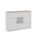 Produktbild Vicco Sideboard Betti Weiß Sonoma 120 x 84 cm 2 Türen 2 Schubladen 1 Fach