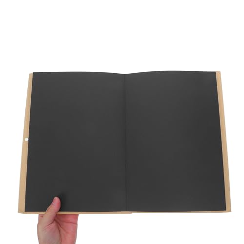 BESPORTBLE Hardcover Accordion Foldable Scrapbook Album 11x8 Inch Kraft Paper Photo Album Memory Book with Flexible Accordion Style and Large Capacity for Family Gathering or School Event - Image 4