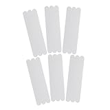 Zerodeko 6個入り 防滑ストリップ 浴室用透明テープ バスタブやシャワー 段