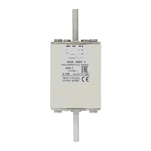 Fusible 170M4185 à fusion rapide avec installation à extrémité plate de type Cube