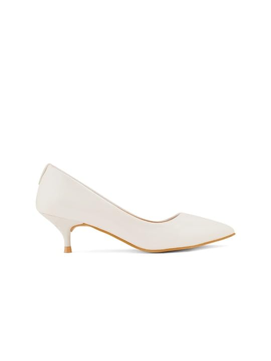 Image of ELLE Women's Solid Stiletto Heel Slip-On Pumps