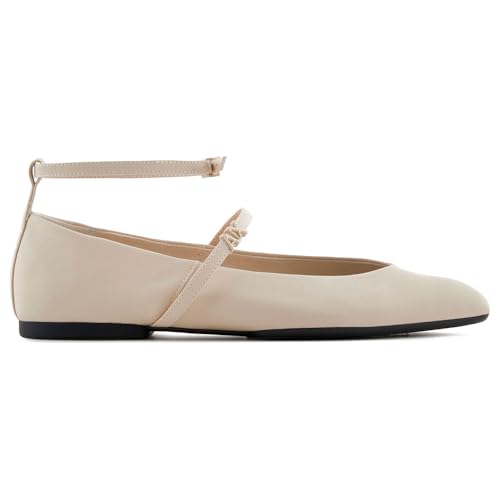 Armani Exchange Women's Miriam Ballet Flat, Light Mirage, 7 UK - Image 2