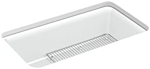 KOHLER K-8206-CM6 Cairn Sink, 33 in, Matte White