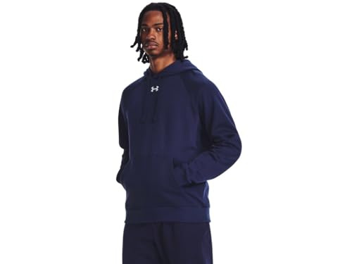Under Armour - Felpa con cappuccio Rival Fleece da uomo, aderente