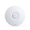 Tenda I36 WiFi 7 BE5010 Point D'Accès Double Bande, 1 Prot Ethernet 2.5G Support PoE+, 1 Port Ethernet Gigabit, Montage au Plafond ou au Mur, Itinérance Transparente, MU-MIMO, OFDMA, Plusieurs SSID
