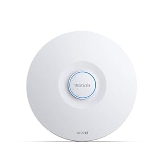 Tenda I36 WiFi 7 BE5010 Point D'Accès Double Bande, 1 Prot Ethernet 2.5G Support PoE+, 1 Port Ethernet Gigabit, Montage au Plafond ou au Mur, Itinérance Transparente, MU-MIMO, OFDMA, Plusieurs SSID