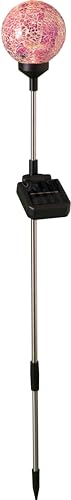 Preisvergleich Produktbild Northpoint LED Solar Gartenstäbe Außenbereich automatische Beleuchtung umweltfreundlich einfache Installation wetterbeständig Kugel Mosaik