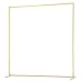 VEVOR Arch Backdrop Stand, 6.6 x 6.6 ft, Stable Structure, Easy Assembly, Square Gold Metal Arch Backdrop Stand for Wedding, Birthday Party, Graduation, Holiday Celebration, and Ceremony Decoration