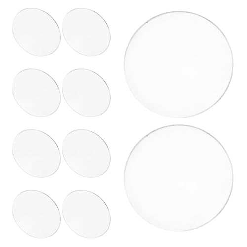 EPIGEIST 20 pezzi di vetro di ricambio per faretti da incasso MR16, paralume in vetro con lente luminosa trasparente, per illuminazione decorativa esterna e interna, installazione facile e uniforme