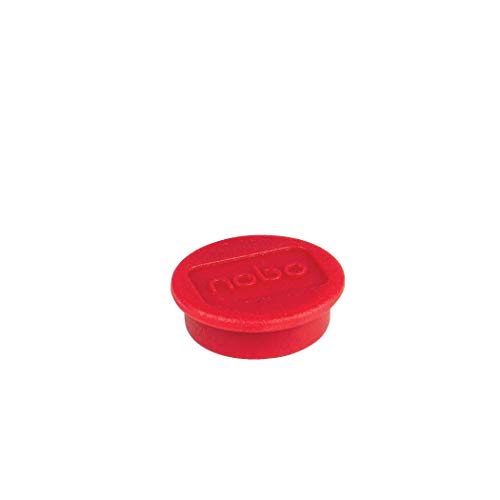 Image of Nobo Magnetic Whiteboard Magnets 10 Pack 13mm Coloured Magnets