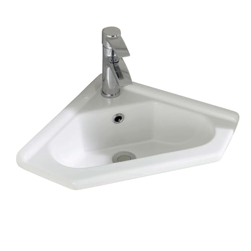 (sink only) Fine Fixtures Englewood Collection Corner Bathroom Vanity Replacement Sink