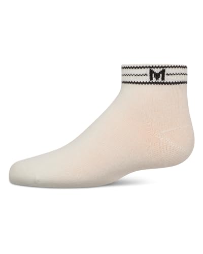 MeMoi Girls' M Multi Line Anklet Socks3