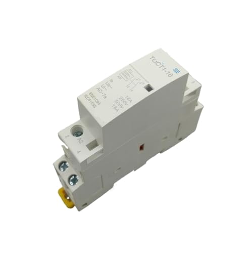 Contactor de CA 2P 16A TOCT1 para riel DIN modular doméstico 1NO 1NC 2