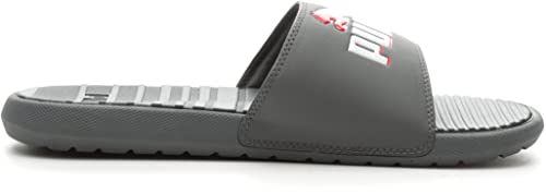 PUMA Mens Cool Cat Leap Logo Slide Casual Sandals Casual - Grey4