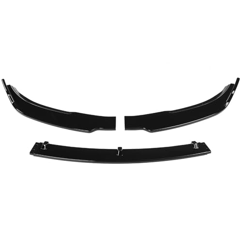 Kit de lèvre d'aileron de pare-chocs avant Tesla Model 3 2016-2019 noir mat