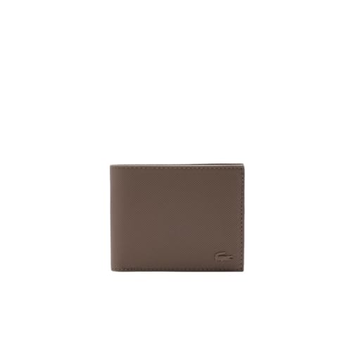 Lacoste Men's Petit Pique Billfold Wallet, Morel, One Size