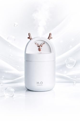 Image of Diffuze Essential Oil Diffuser & Humidifier - Ultrasonic Cool Mist with Quiet Operation - Aromatherapy Air Freshener for Home, Office, Car | Silent Operation | Portable Humidifier & Aroma Diffuser